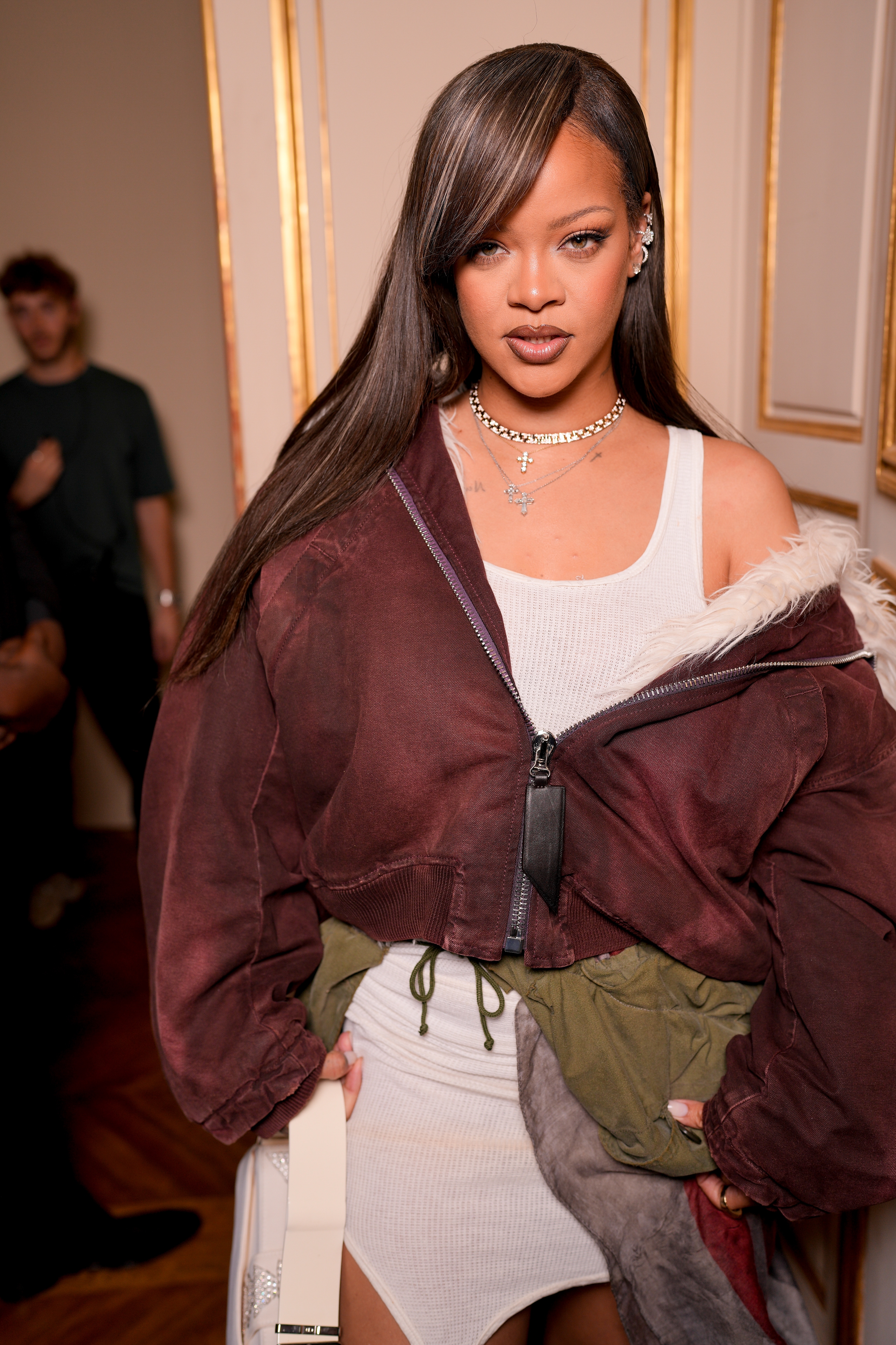 Rihanna wearing Suzanne Code jewelry