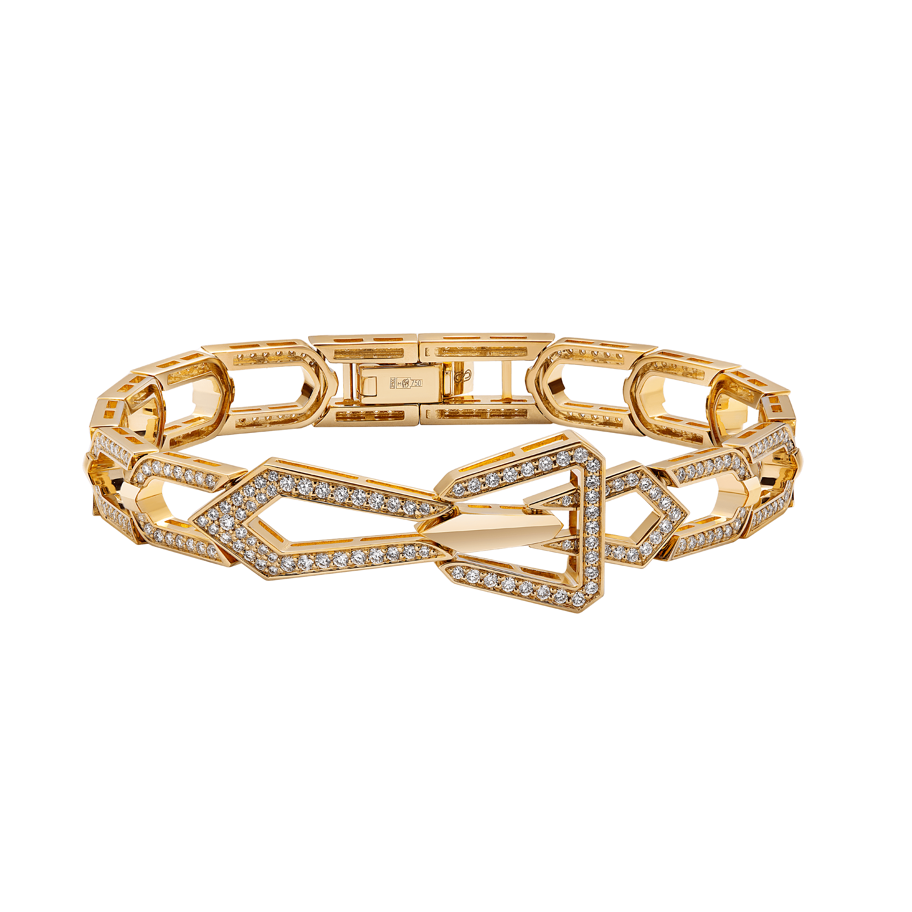 "ROCKET" DIAMOND BRACELET / 1.799 CTW
 18K Yellow Gold