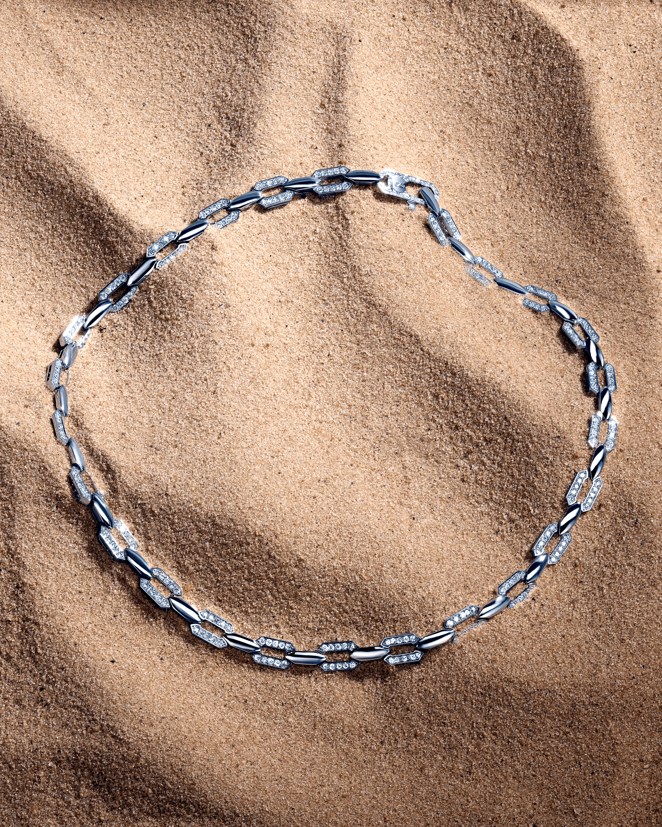 "ARMOR" DIAMOND CHAIN / 2.715 CTW
 18K White Gold