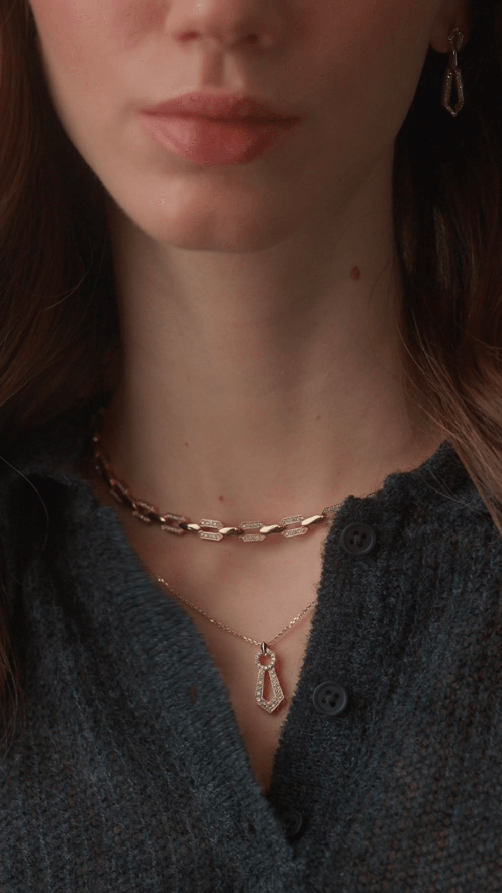 "ARMOR" DIAMOND CHAIN / 2.448 CTW
 18K Yellow Gold