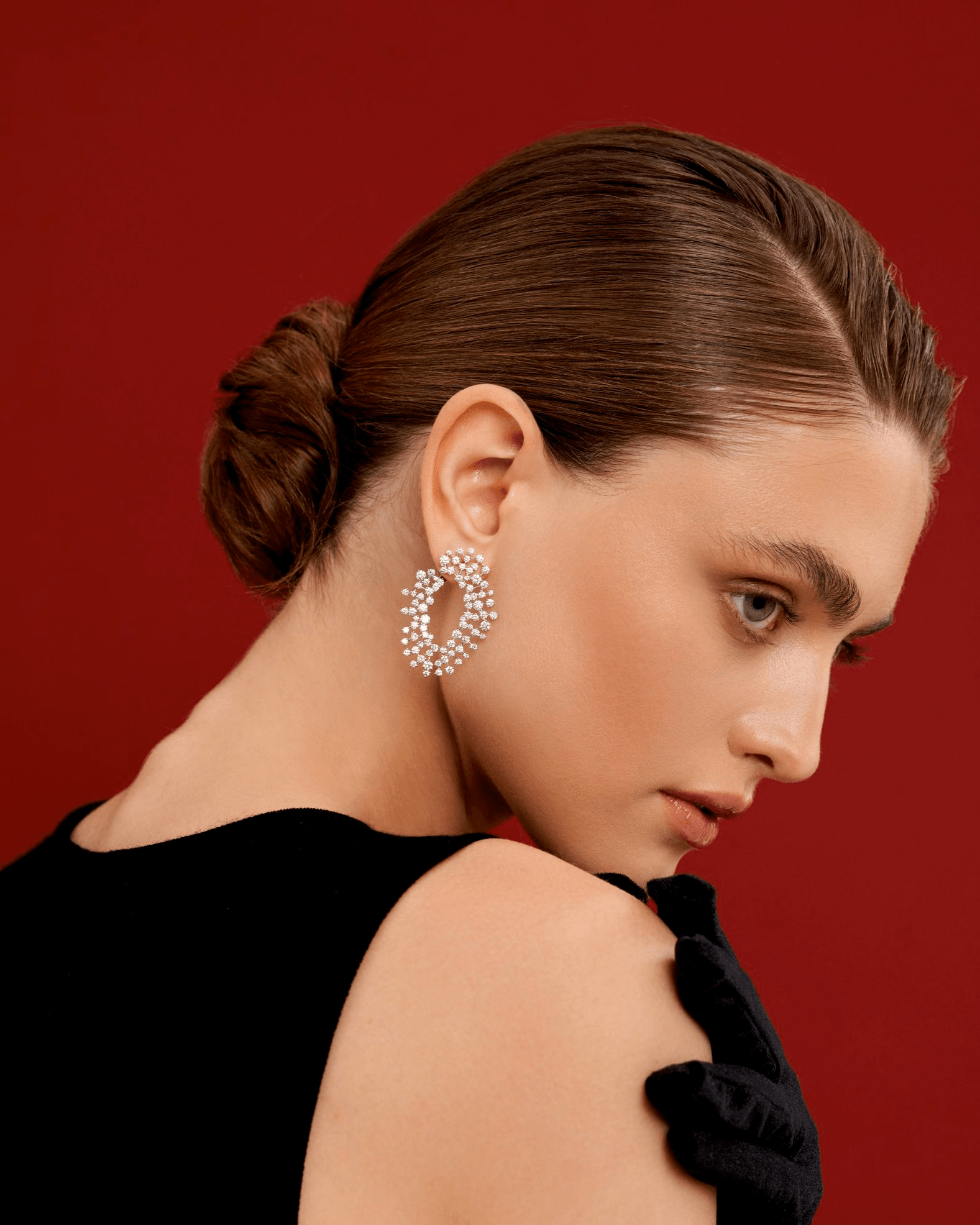 "THE HYADS" DIAMOND EARRINGS / 7.881 CTW 
18K White Gold
