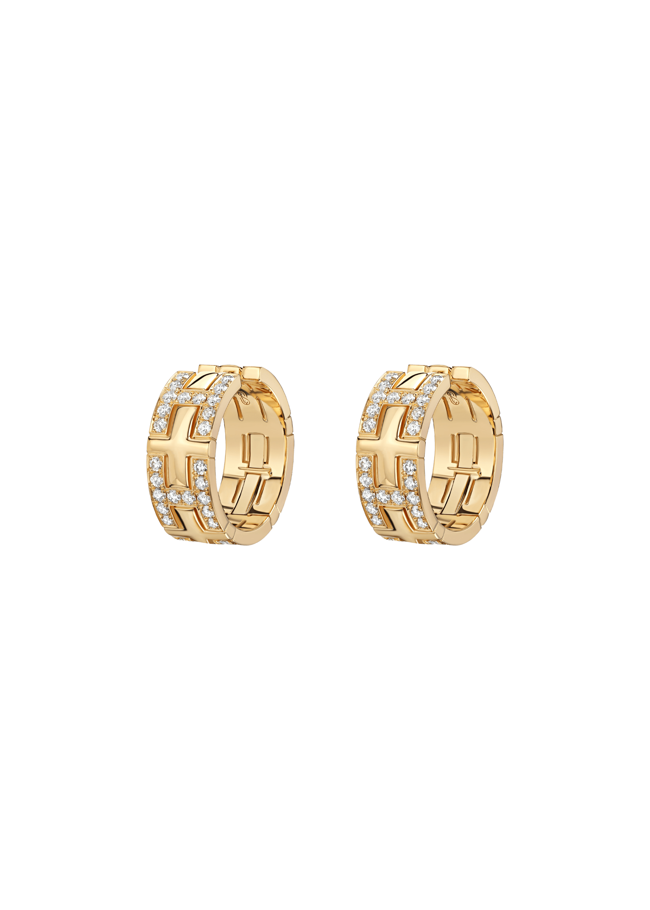 "TTAURI" DIAMOND EARRINGS / 2.245 CTW
 18K Yellow Gold