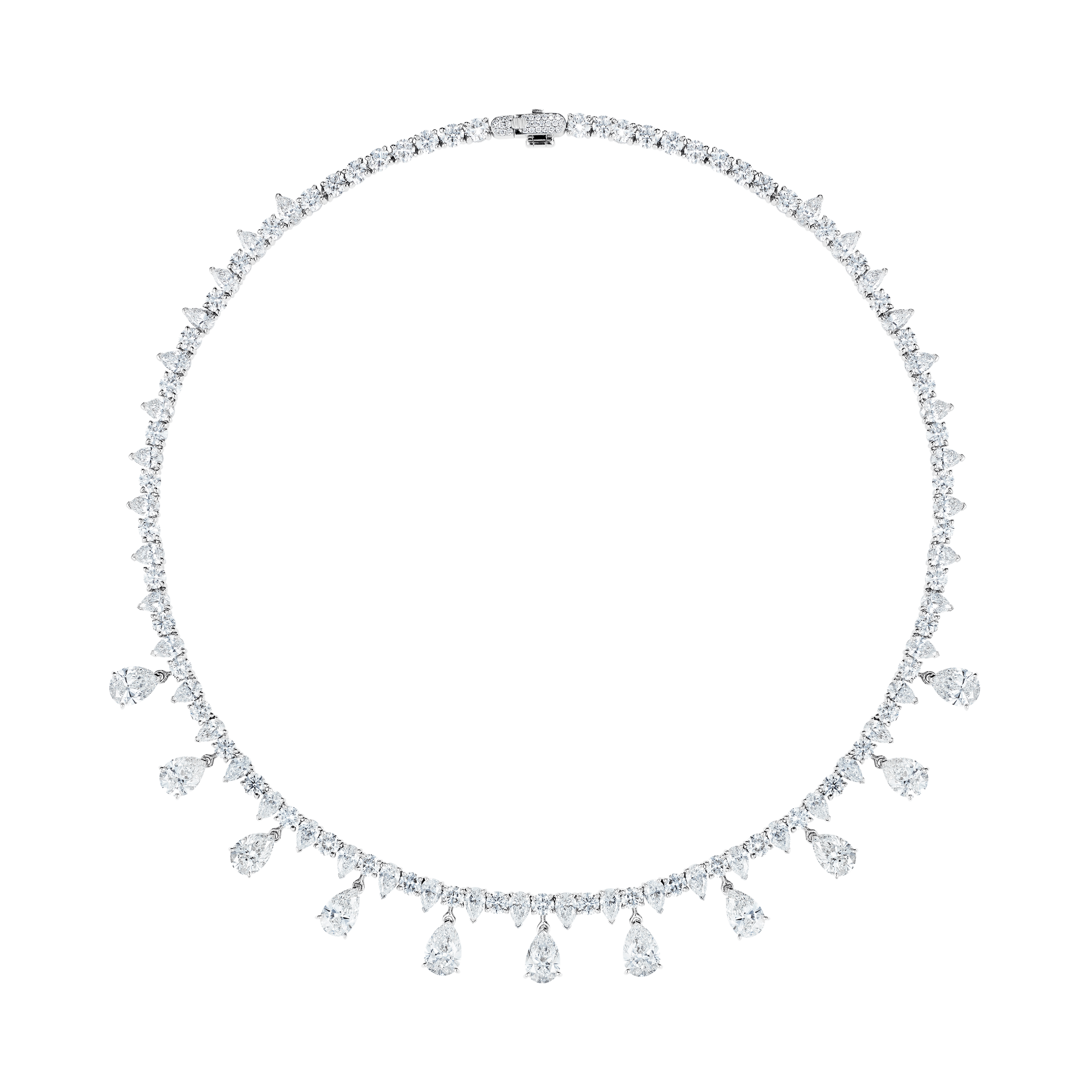 "SHOOTING STARS" DIAMOND NECKLACE / 24.673 CTW
18K White Gold