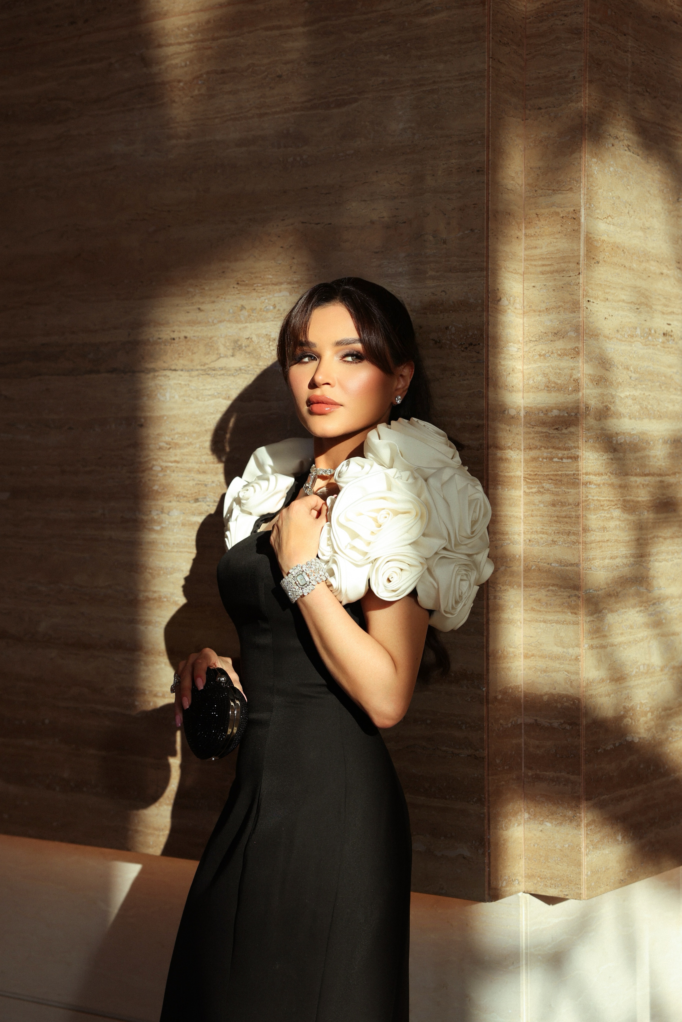 Noha Nabil wearing Suzanne Code jewelry