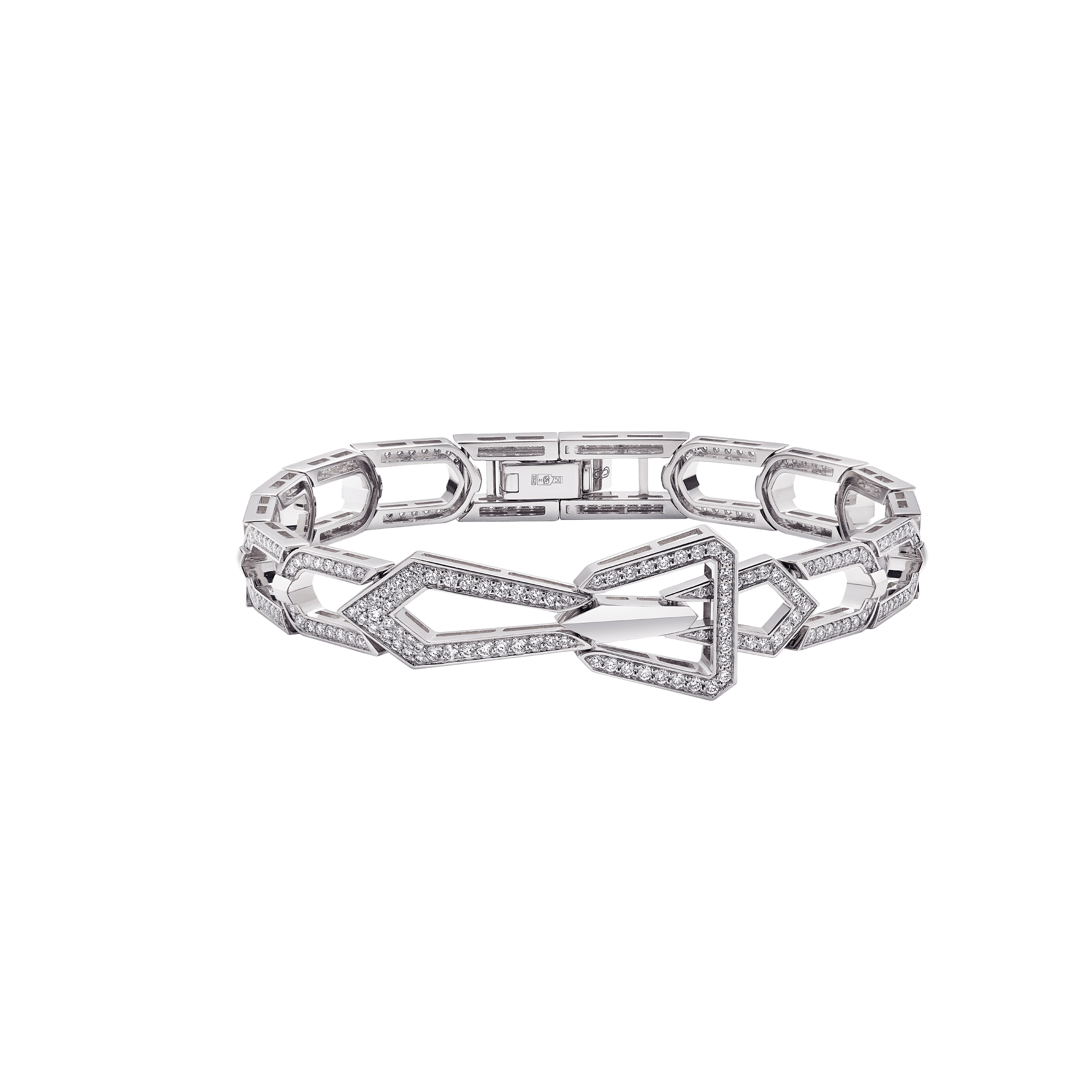 "ROCKET" DIAMOND BRACELET / 1.297 CTW
18K White Gold