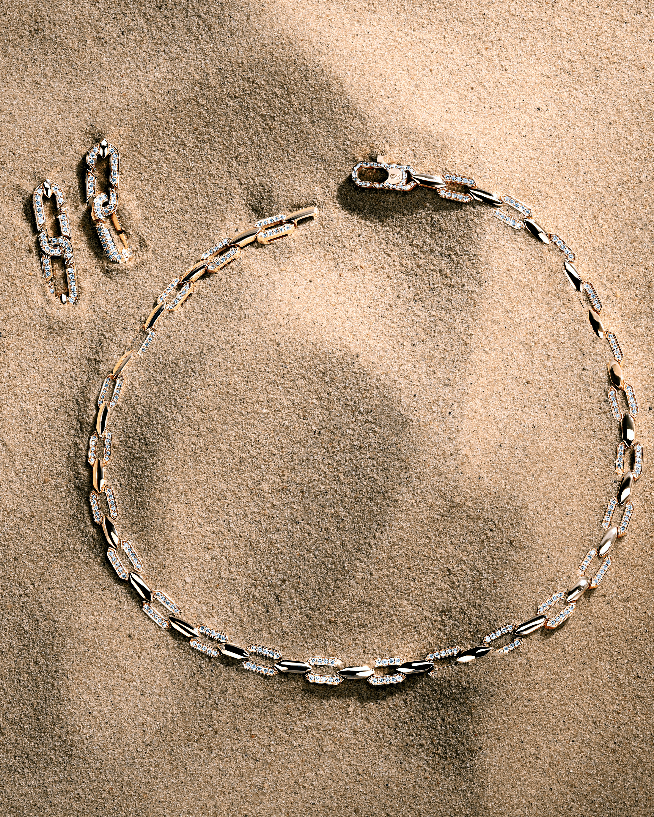 "ARMOR" DIAMOND CHAIN / 2.010 CTW
18K Rose Gold