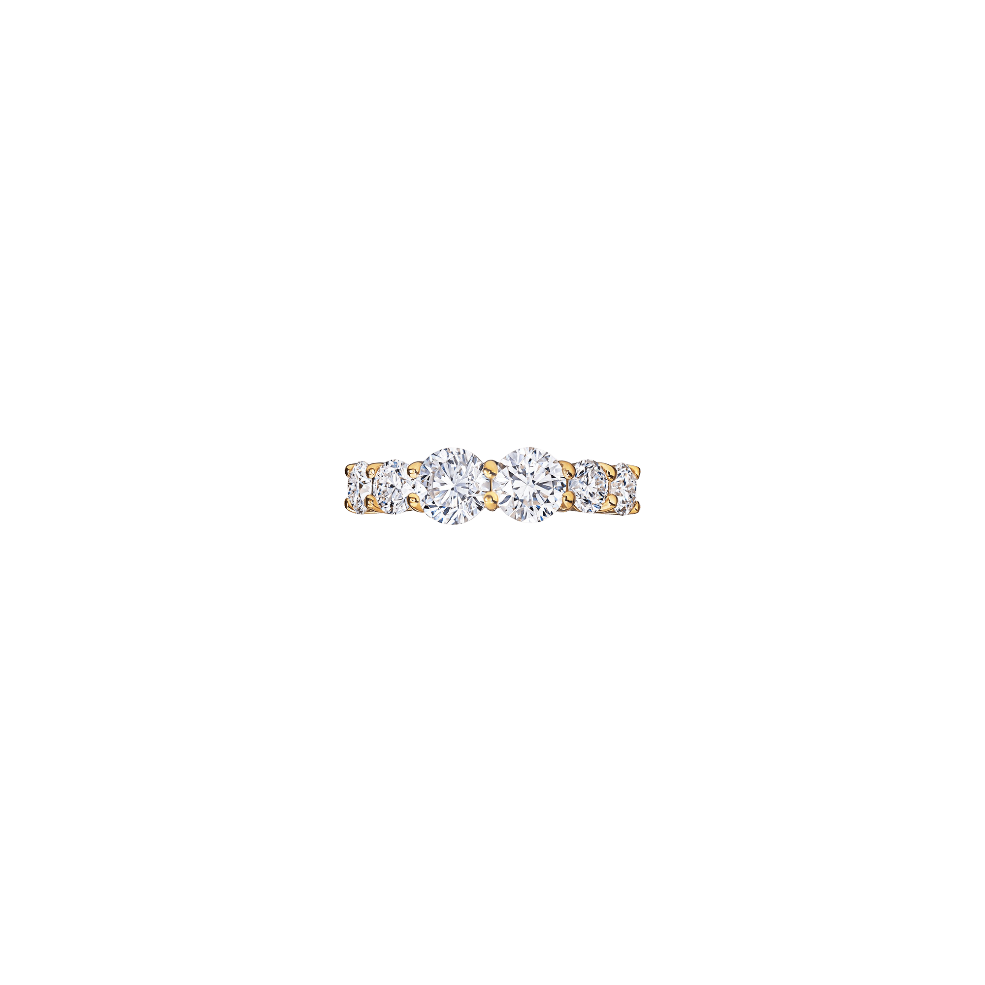 "CELESTIAL WAY" DIAMOND EAR CUFF 6 0.555 CTW 18k Yellow Gold