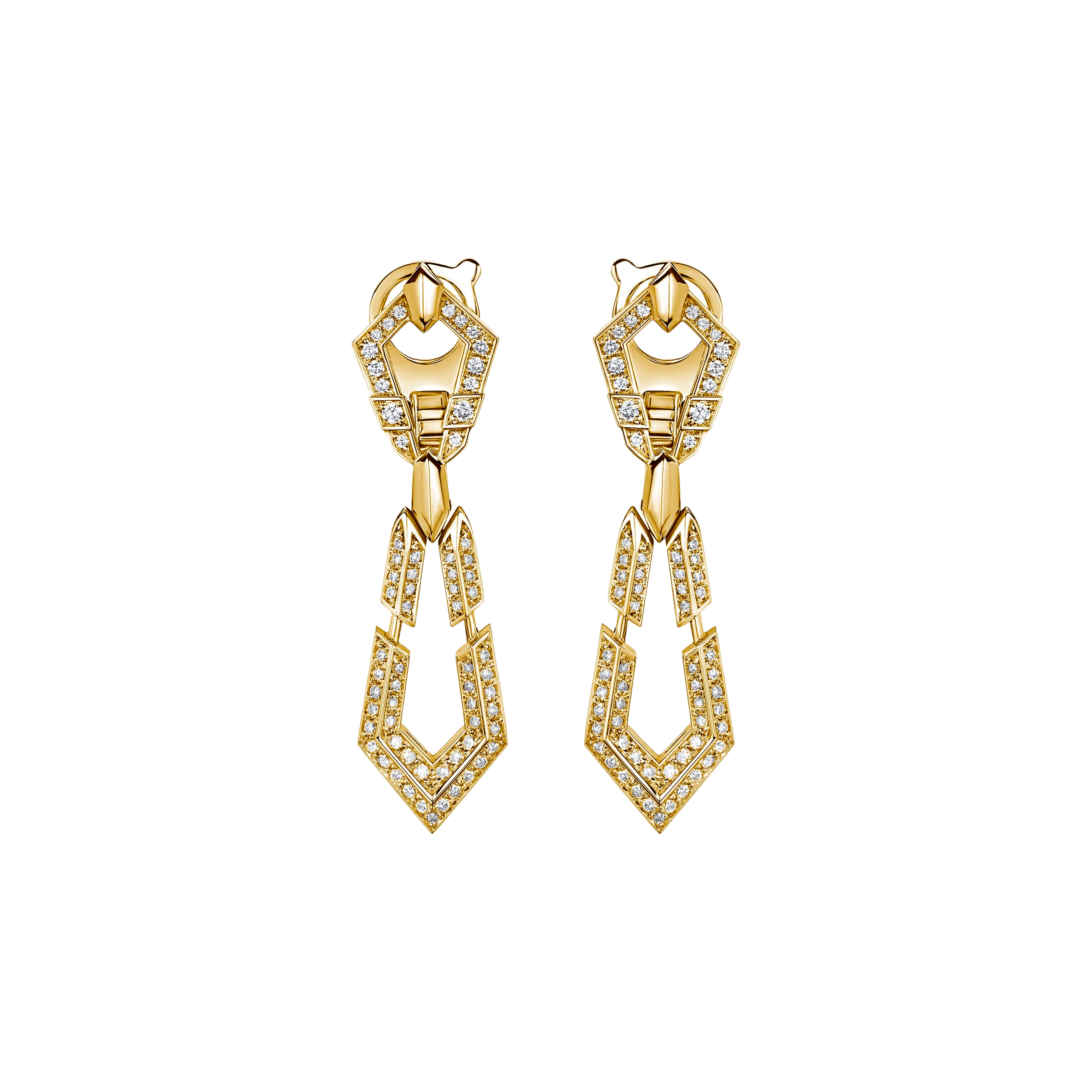 "ROCKET" DIAMOND EARRINGS
0.805 CTW 18K Yellow Gold