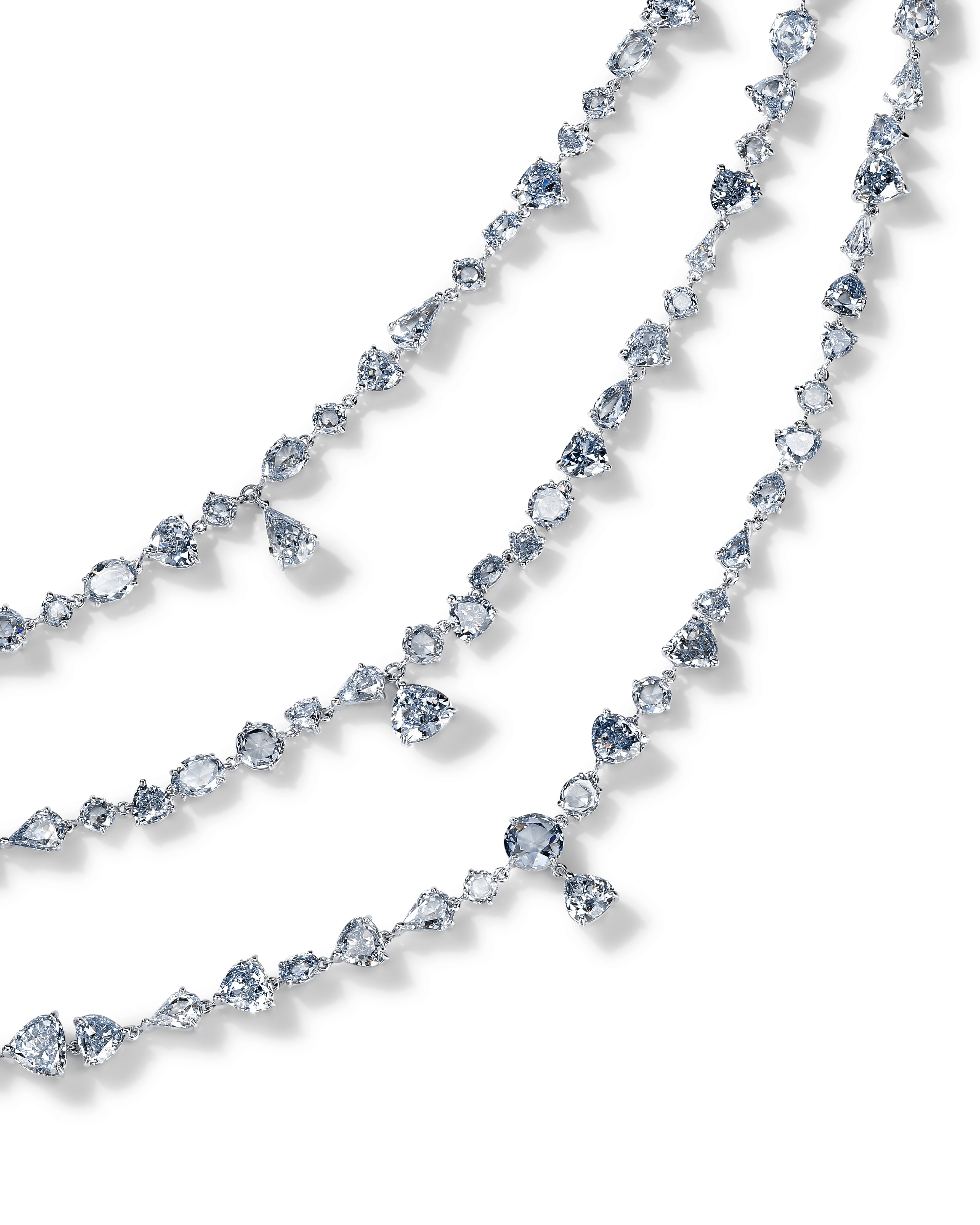 "THE PLEIADES" DIAMOND NECKLACE / 28.278 CTW
18K White Gold