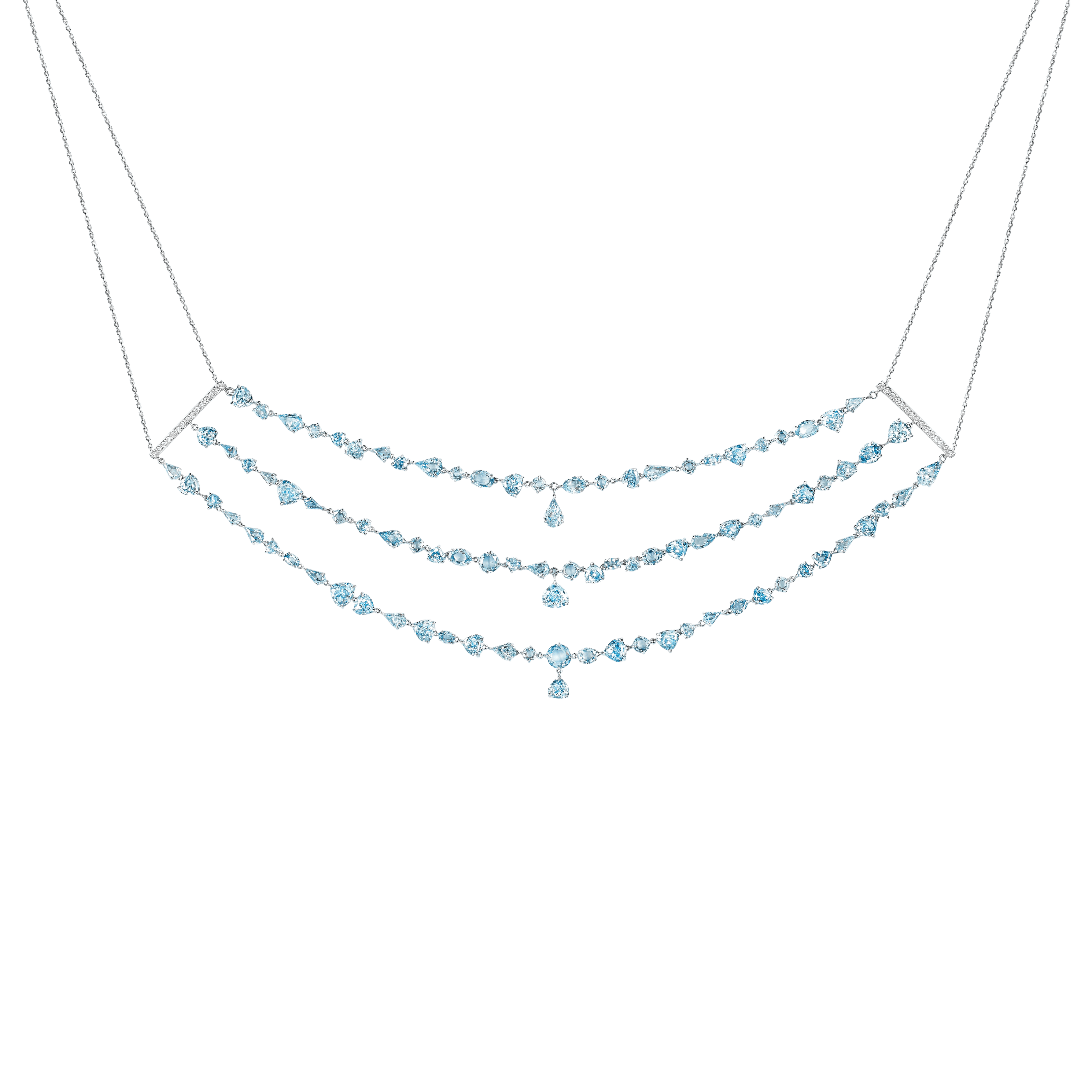 "THE PLEIADES" DIAMOND NECKLACE / 28.278 CTW
18K White Gold