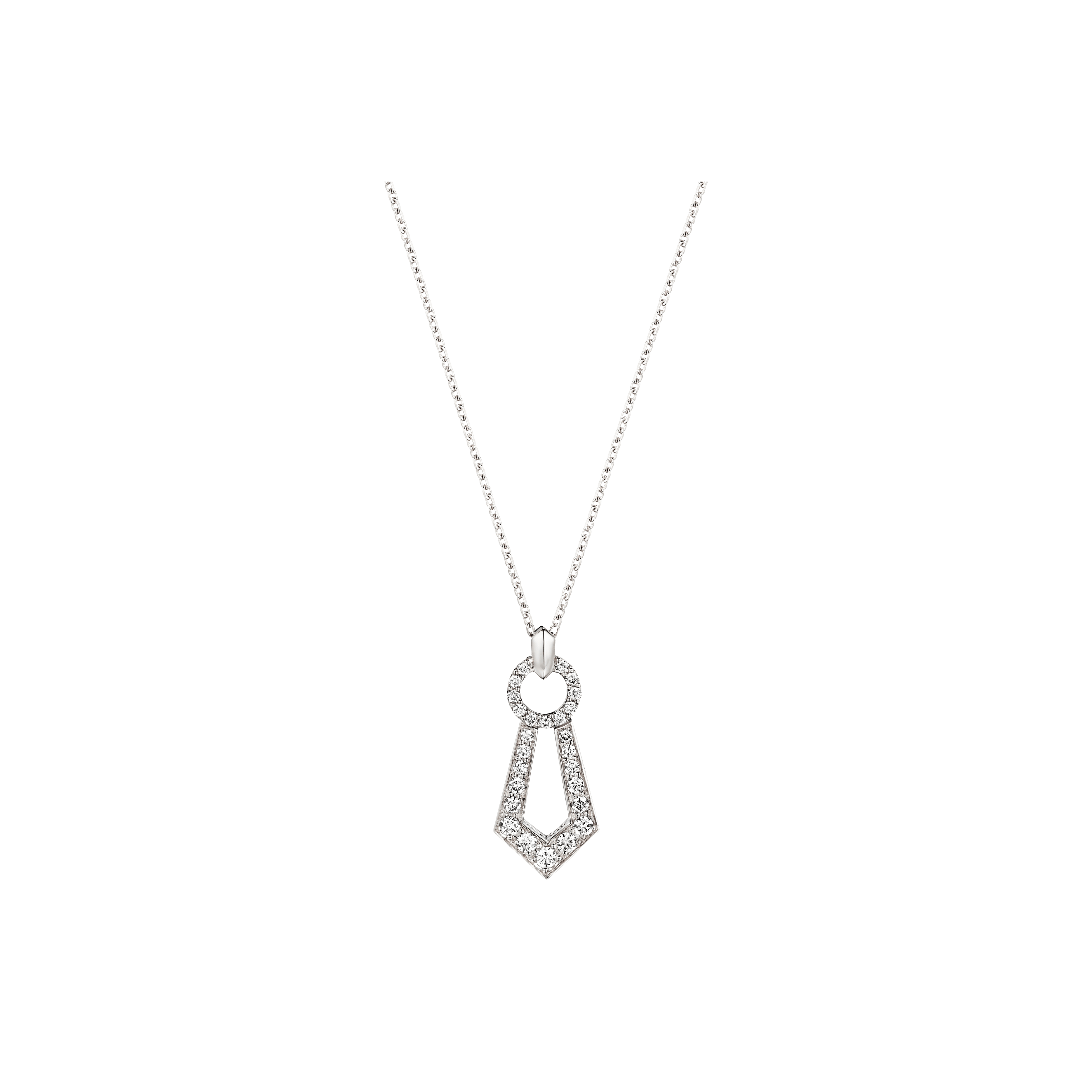 "ROCKET" DIAMOND PENDANT / 0.359 CTW
18K White Gold