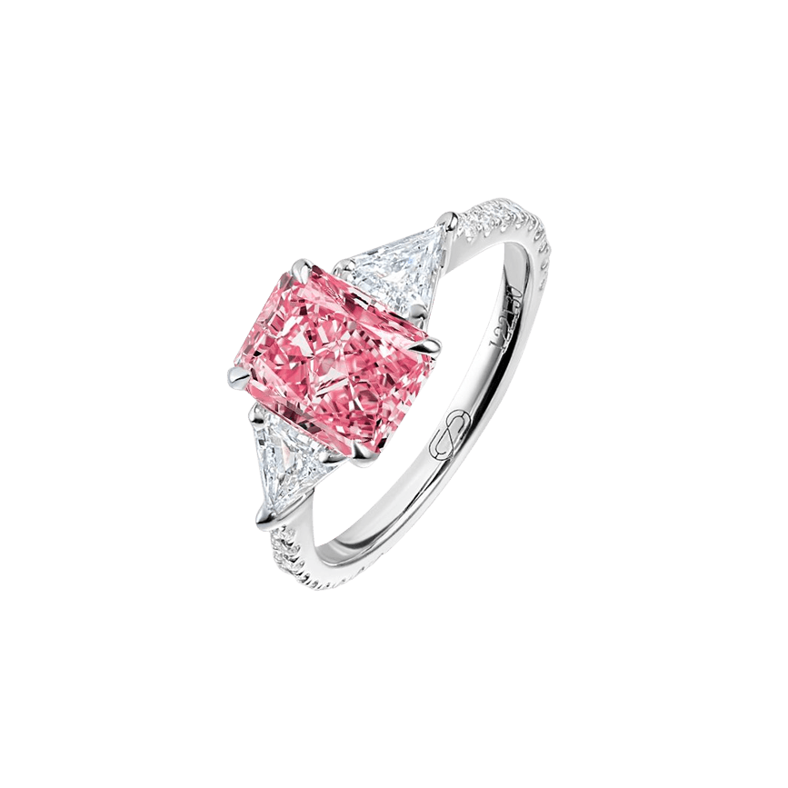 "MАGENTA NEBULA" PINK DIAMOND RING / 2.78 CTW
18K White Gold