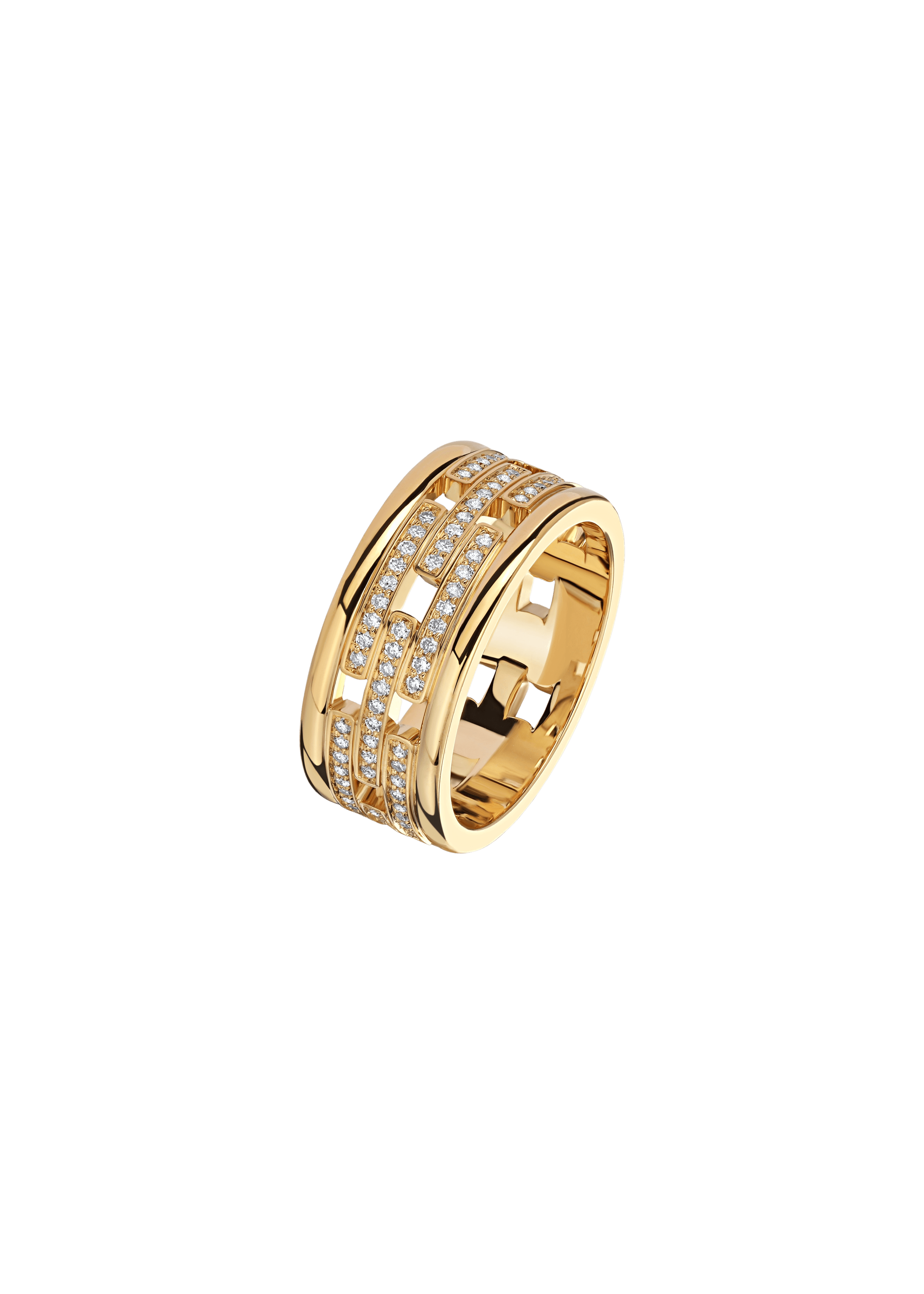 "TTAURI" DIAMOND TRIPLE ETERNITY BAND 120
0.516 CTW 18k Yellow Gold