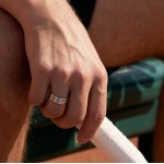 Men's ring, 18-carat white gold