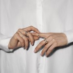 Ring, 18-carat yellow gold with diamonds