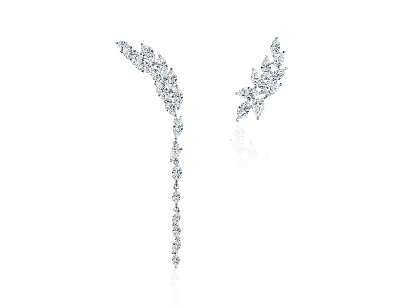 Earring White Gold 18K with Diamonds