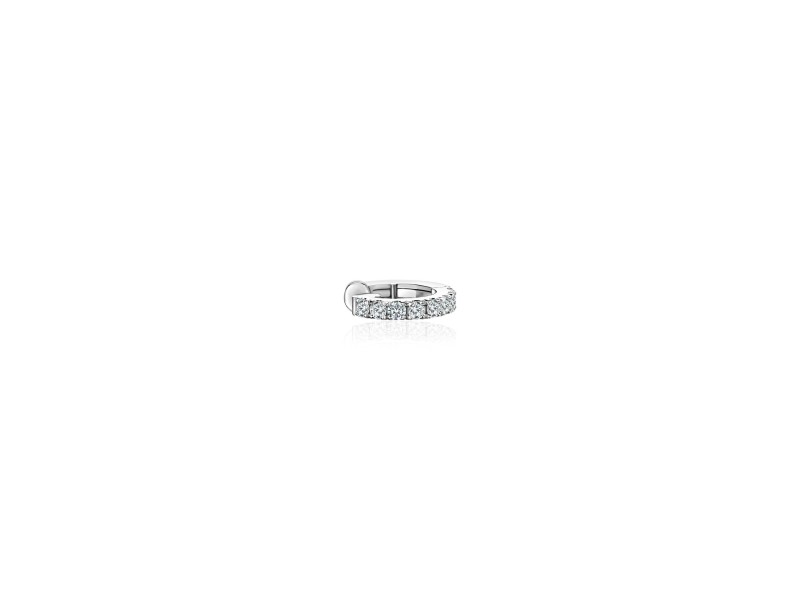 Earring Kaff, 18-carat white gold with diamonds