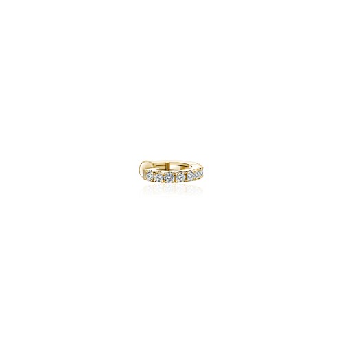 Earring Kaff, 18-carat yellow gold with diamonds