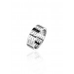 Men's ring, 18-carat white gold