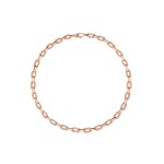 Necklace 18-carat Pink gold with diamonds