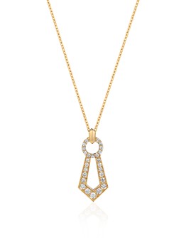 Necklace 18-carat Yellow gold with diamonds