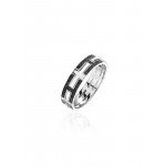 Ring 18-carat White gold with diamonds