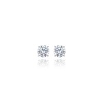 Earrings / Studs, 18-carat white gold with diamonds