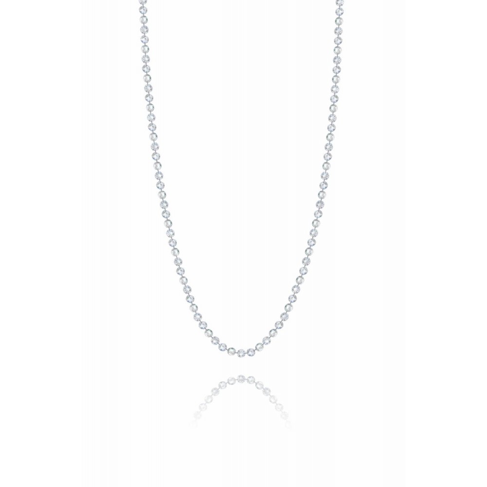 Necklace, 18-carat white gold with diamonds