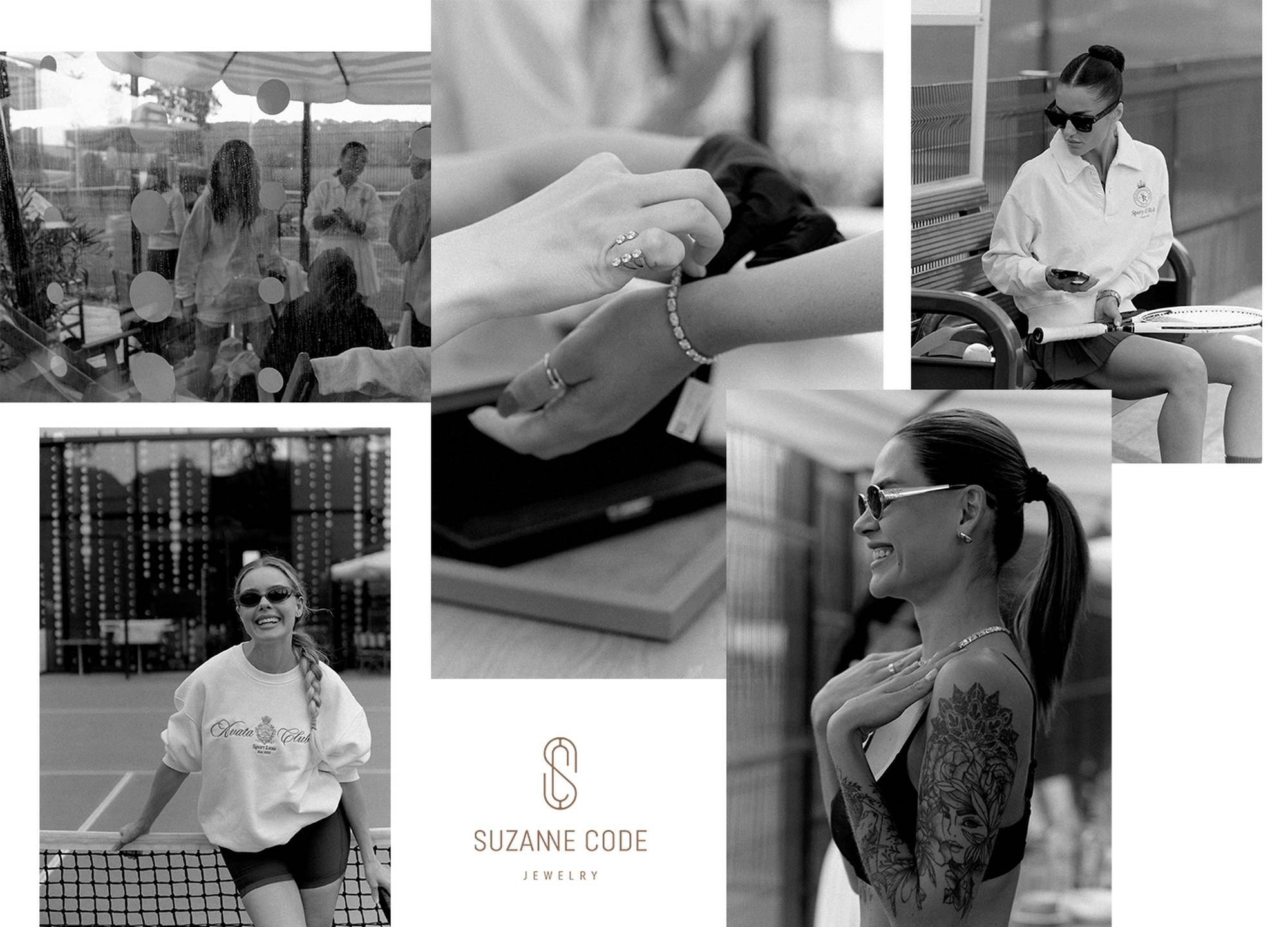 Sunday brunch and tennis by Suzanne Code Jewelry in the most fashionable tennis place in Moscow — La Raquette bistro